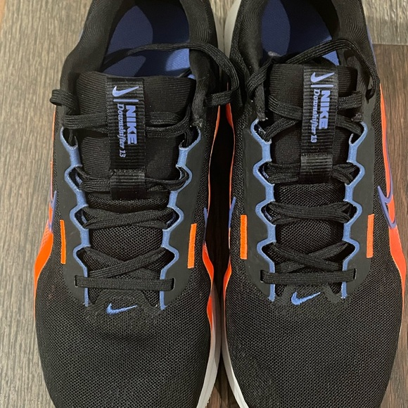 Nike Downshifter 13 *Excellent Cond* Black and Orange Sneakers. Sz 10.5 - Picture 3 of 7